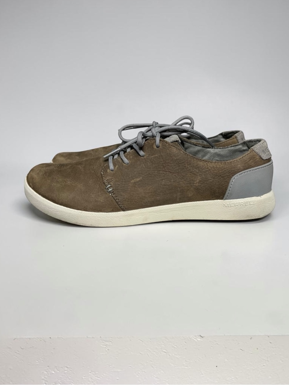 🌻Merrell Freewheel Lace Brown Suede Leather Casual Sneakers Women's Size 10.5